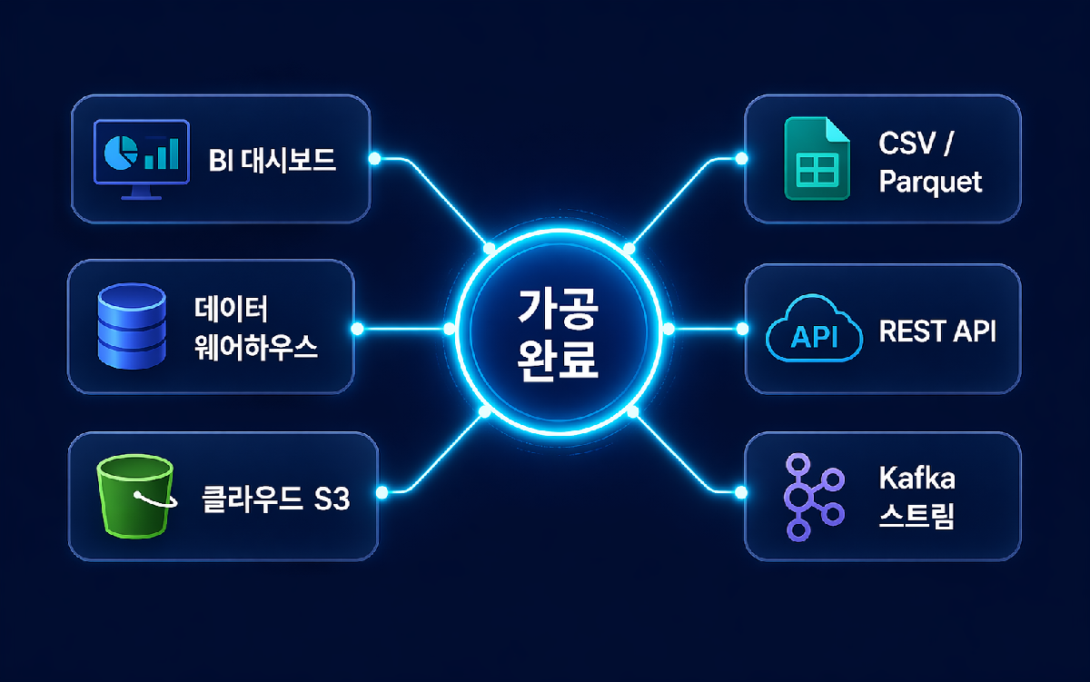다양한 결과물 출력 허브
